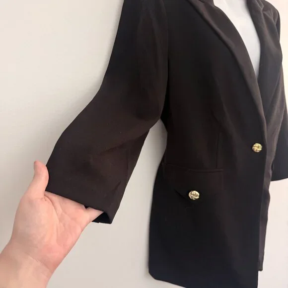 NYCC New York Clothing Co Black Tailored Blazer | Size M - Picture 5 of 10